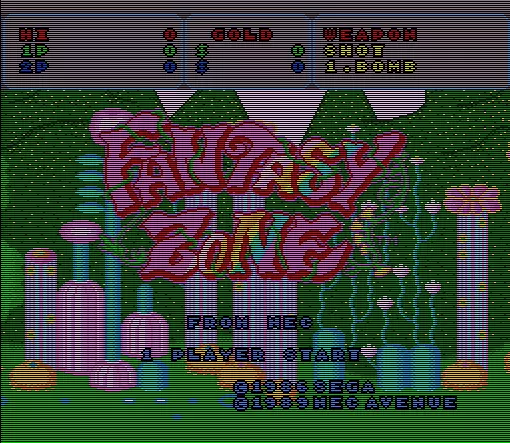 Image n° 3 - screenshots  : Fantasy Zone